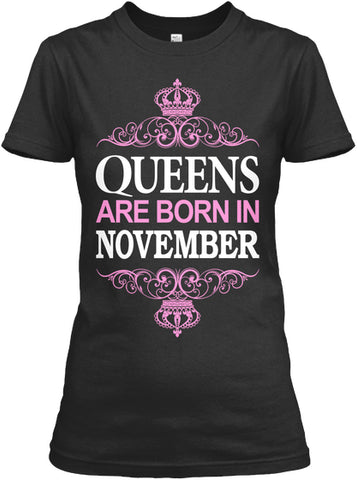 queens are born in november shirt