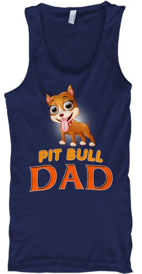 Funny Pit Bull Dad