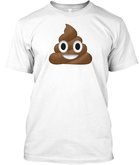 Shit Happens Poop Emoji Tshirt Funny Fac