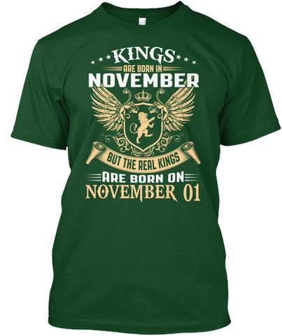 Kings Are Born On November 01 Birthday