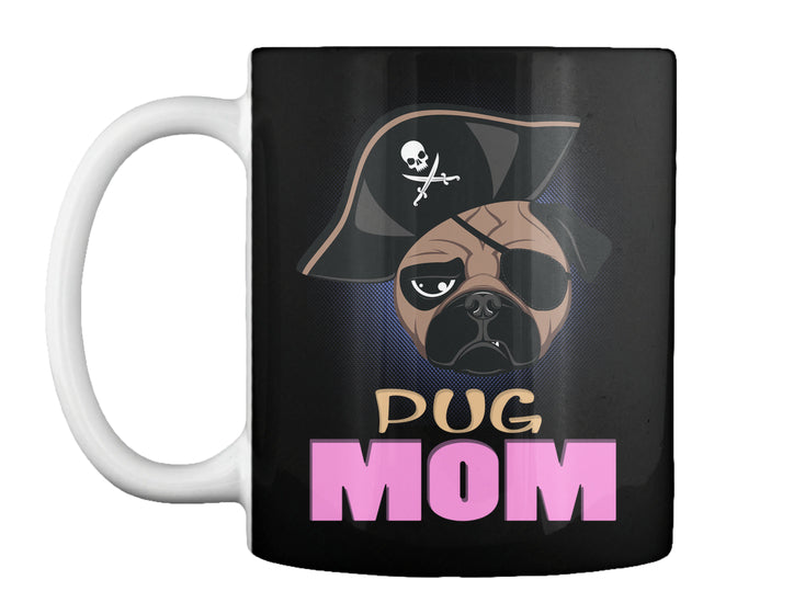 Funny Pug Mom Pirate Hat