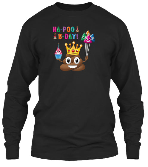 Poop Emoji Ha-Poo B-day Funny