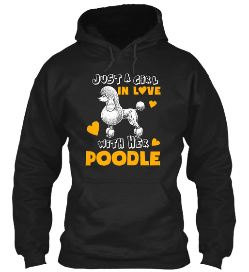 Funny Pet Tee Love With Her Poodle