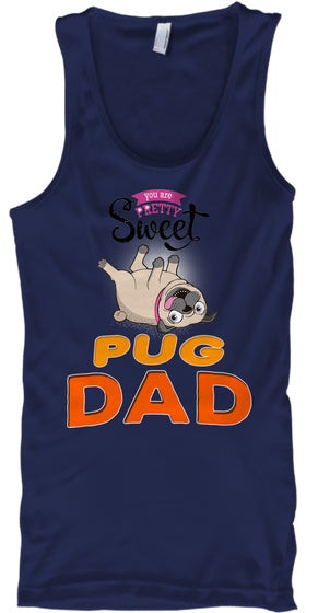 Card With Funny Pug Dad