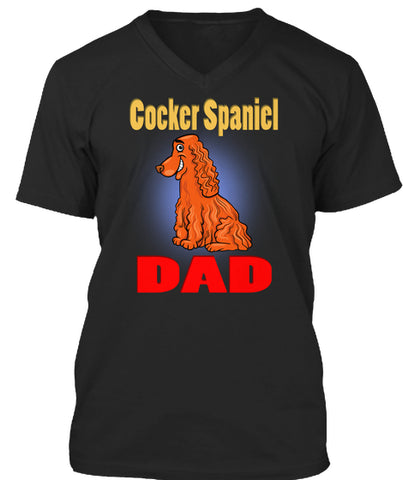 Funny Purebred Cocker Spaniel Dog Dad