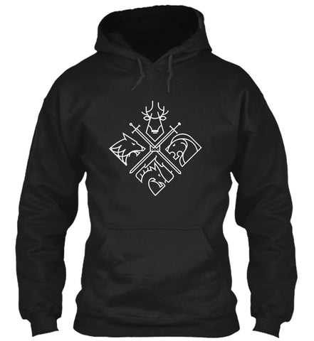 LOGO HOUSE GAME OF THRONESS T SHIRT