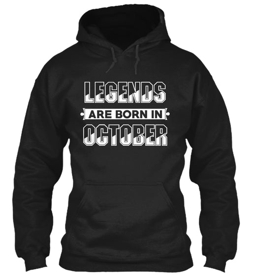 Legends Are Born In October T-shirt