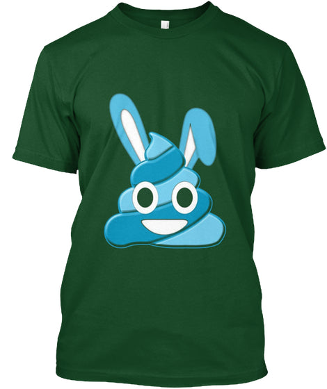 Blue Poop Emoji Easter Shirt