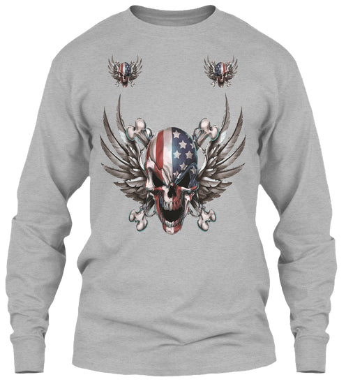American best skull t-shirt