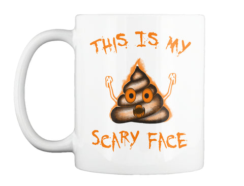 Poop Emoji Funny Halloween My Scary Face