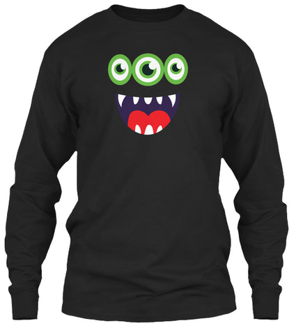 Funny Cartoon Monster Halloween Face