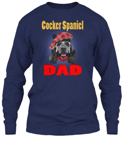 Funny Smiling Dog Dad American Cocker Sp