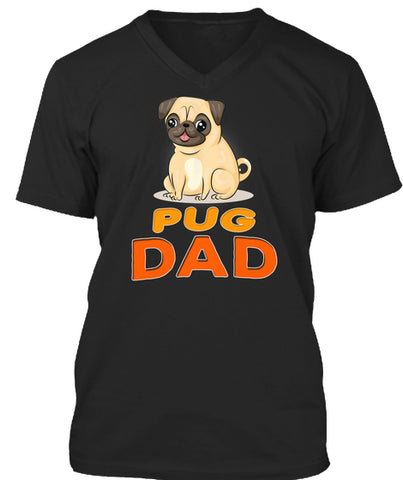 Cute Funny Pug Dog Dad