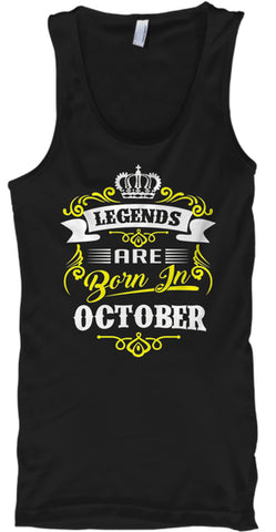 LEGENDS Are Born In October T-shirt