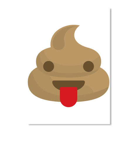 Emoji Poo or Poop Tongue Out