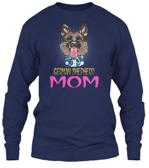 Funny Hipster Dog German Shepherd Mom