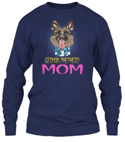 Funny Hipster Dog German Shepherd Mom