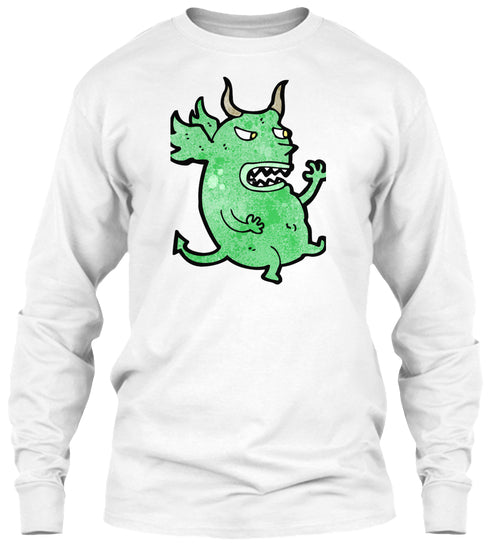 cartoon funny little monster