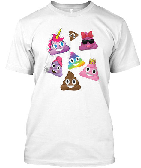 Poop Emoji Silly Fun Whacky Shirt