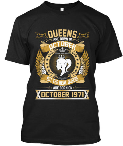 QUEENS ARE BORN IN OCTOBER T Shirt