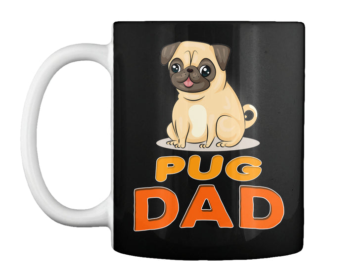 Cute Funny Pug Dog Dad