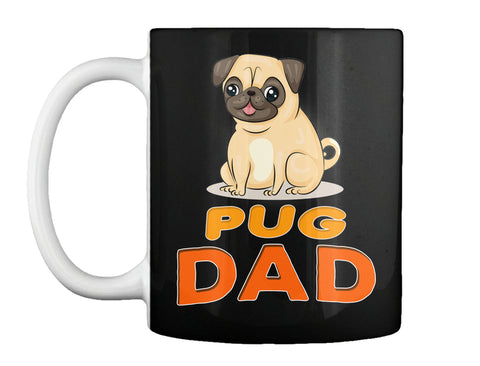 Cute Funny Pug Dog Dad