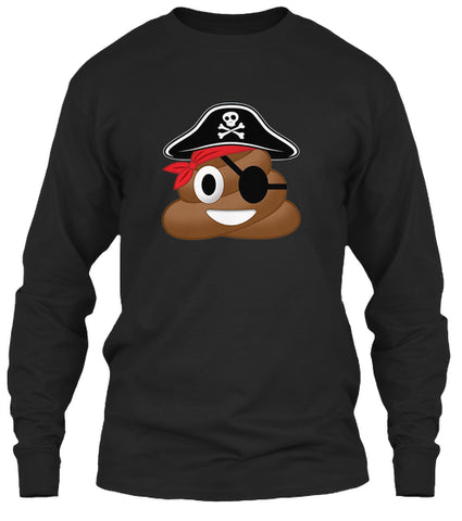 Pirate Poop Emoji Funny Halloween TShirt