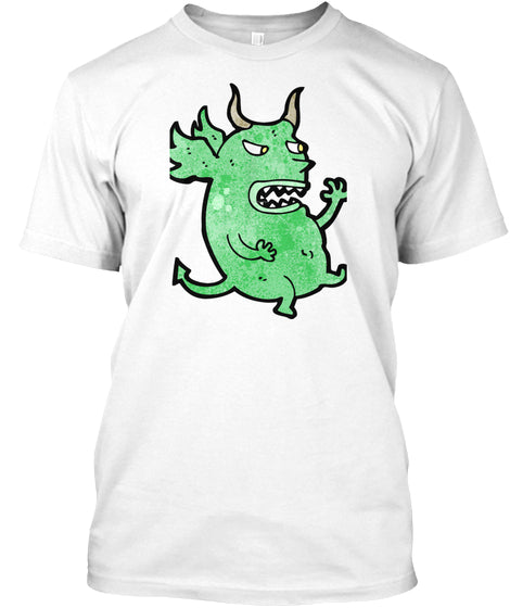 cartoon funny little monster