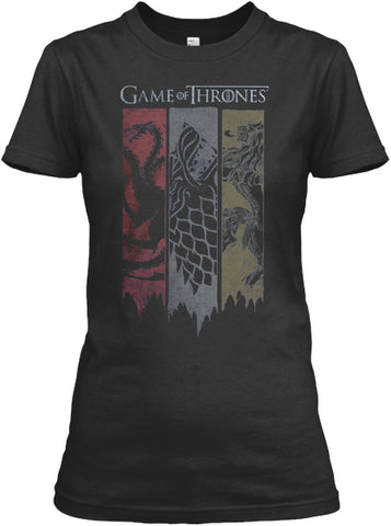 Game of Throness House Banners T-shirt