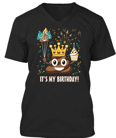Its My Birthday Poop Emoji T-Shirt