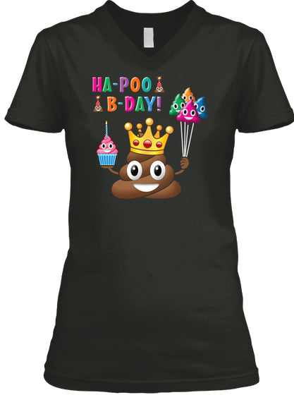 Poop Emoji Ha-Poo B-day Funny