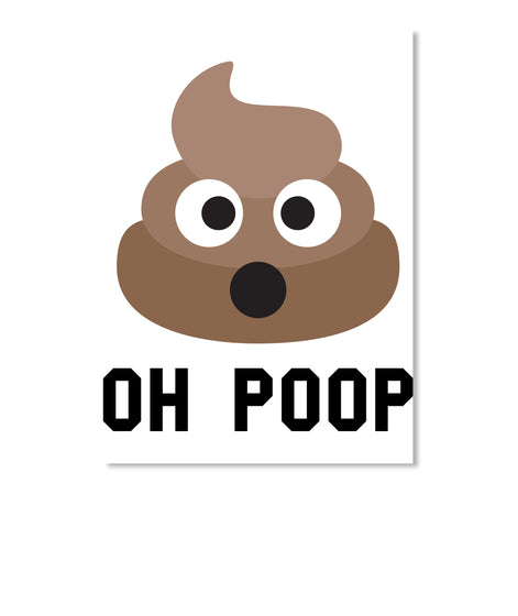 OH POOP Poop Emoji