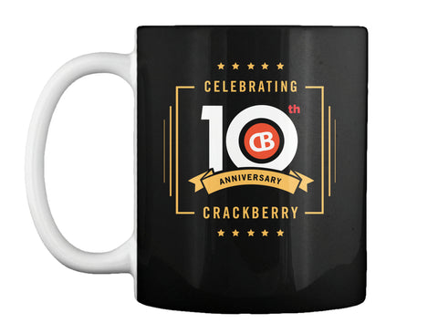 CrackBerry 10th Anniversary Mug