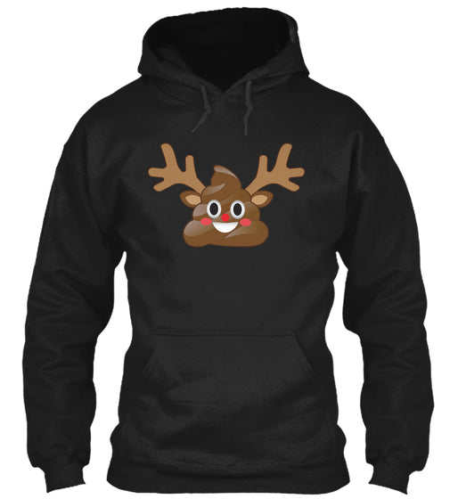 Christmas Emoji Poop Reindeer Funny