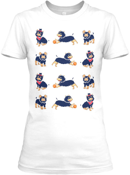 Funny yorkie cartoon T shirt