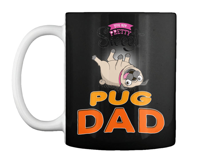 Card With Funny Pug Dad