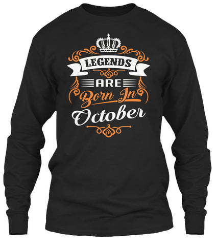 Legends are born in October T-shirt
