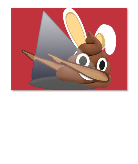 Dabbing Poop Emoji Easters Day TShirt