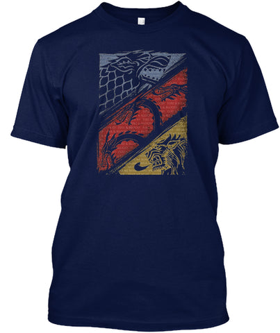 Game of Throness Three Houses T-Shirt