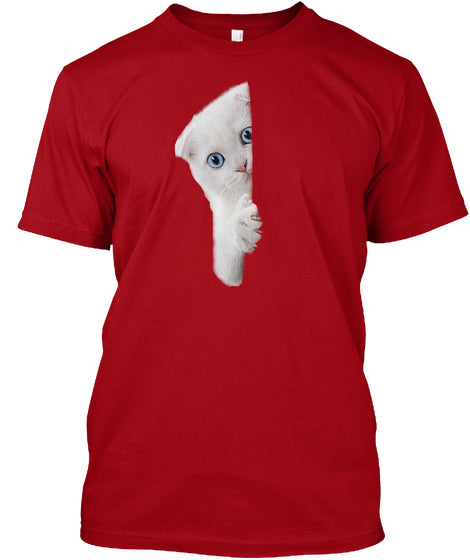 CAT FACE T SHIRT
