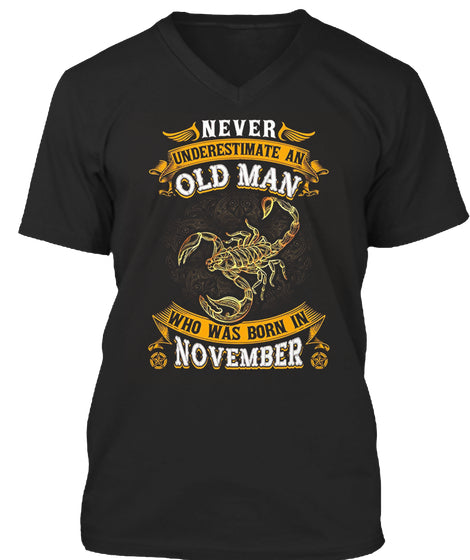 NOVEMBER BIRTHDAY T SHIRT