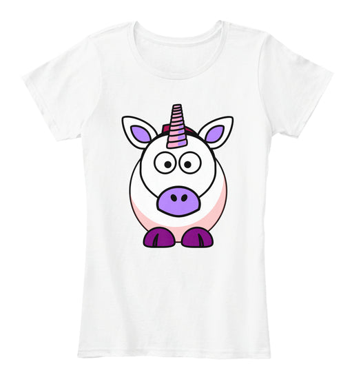 Cute Funny Stylized Cartoon Unicorn