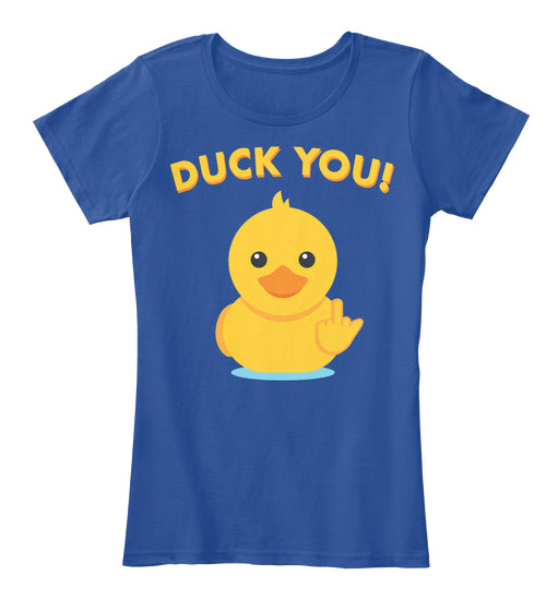 Duck You Funny Autocorrect Cartoon