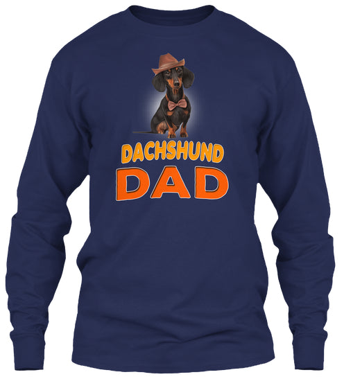 Funny Dog In Cap Breed Dachshund Dad
