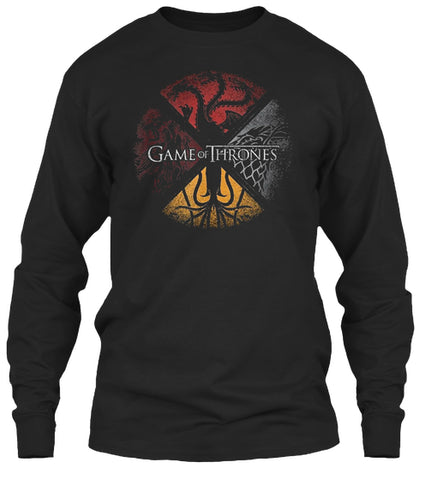 Game of Throness Four Houses Circle Tee