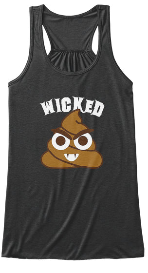 Halloween Wicked Poop Emoji T Shirt Vamp