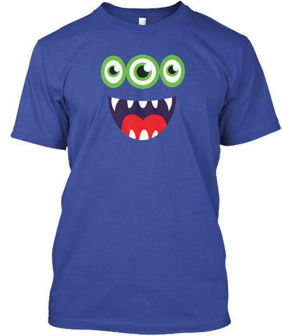 Funny Cartoon Monster Halloween Face