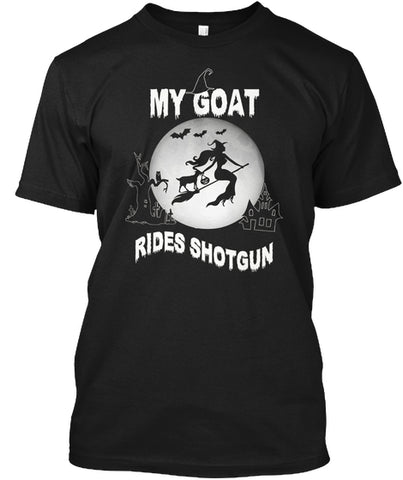 My Goat Ride Shotgun Halloween 2017 Gift