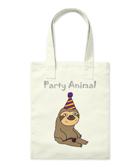 Funny Funky Sloth Party Animal Cartoon