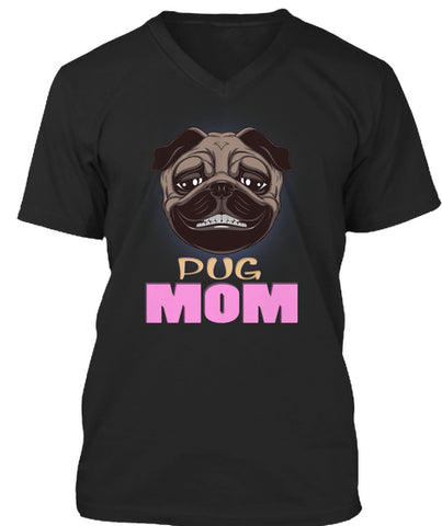 Funny Pug Smiling Mom Dog
